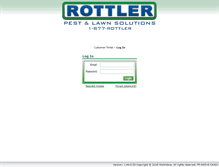 Tablet Screenshot of myaccount.rottler.com